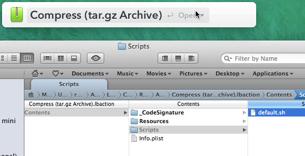 LaunchBar 6 Packaged Actions