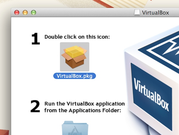 Installing Virtualbox on the Mac