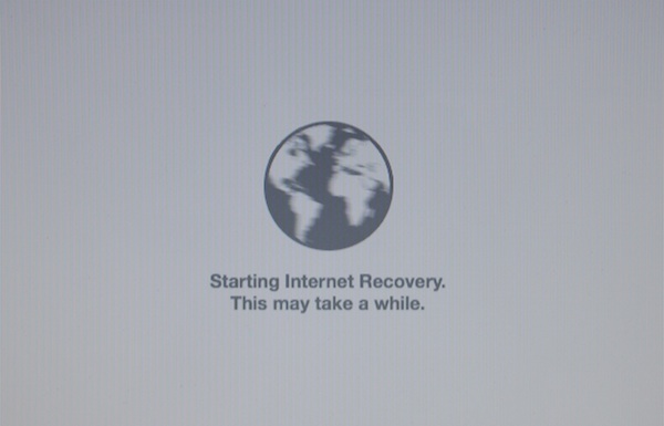 Starting Internet Recovery