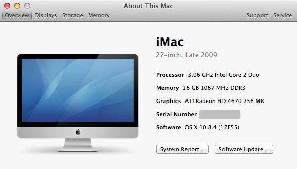 About This Mac