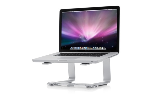 Using a stand to raise your MacBook Pro