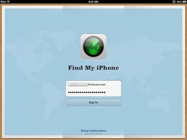 You may also track your Mac via the Find My iPhone app.