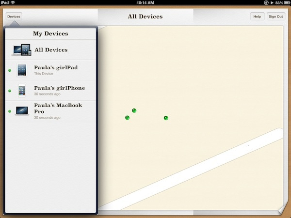 You can track all devices logged into your iCloud account.