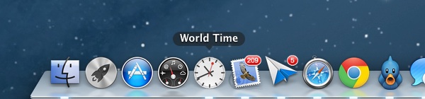 The Word Time app in the Dock