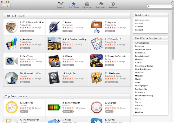 Using your Apple ID with the Mac App Store opens the doors to a wealth of software.