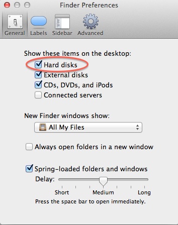 Finder preferences