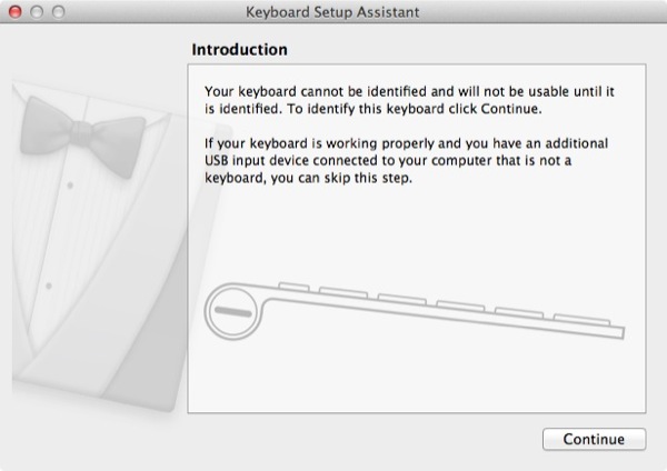 Step 1 Plug in the PC keyboard and OS X will automatically detect the layout