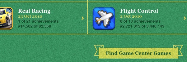 Find Game Center games