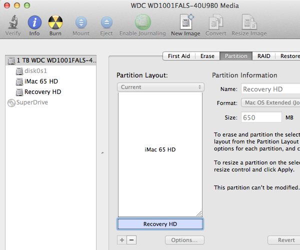 Deleting the Recovery Partition