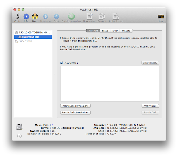 Disk Utility