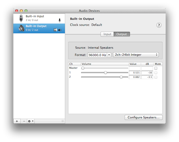 Audio MIDI Setup