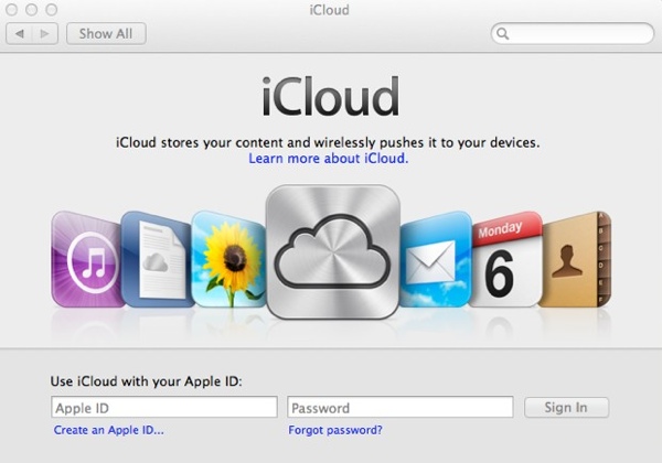 iCloud's preferences are available through System Preferences.