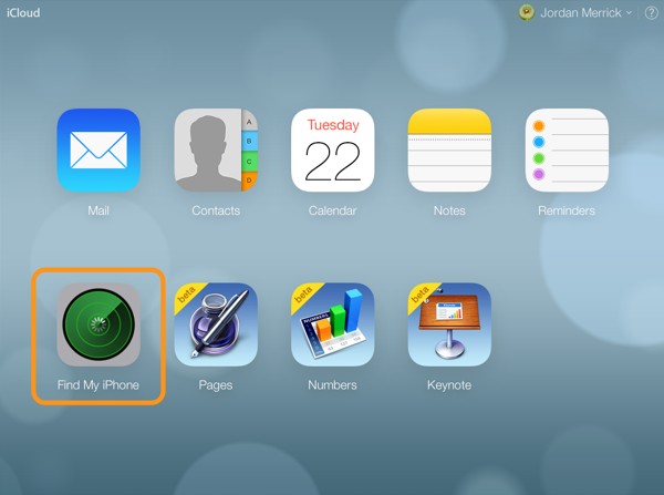 You can access the rather poorly-named Find My iPhone (which will located Macs) once you have logged into iCloud.