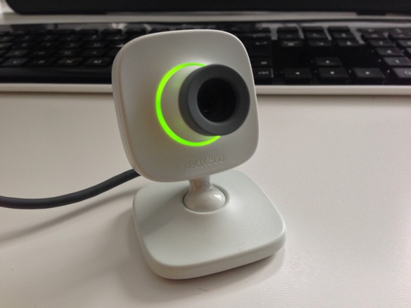 The Xbox Live Vision Camera is a capable USB camera that is natively supported by Mac OS X