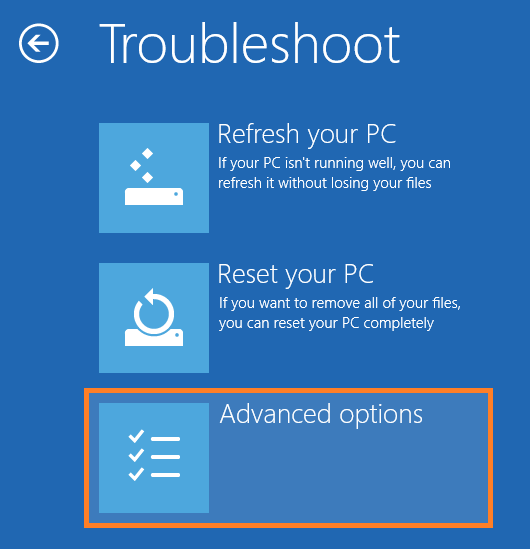 System Thread Exception Not Handled - Troubleshoot - Advanced Options -- Windows Wally