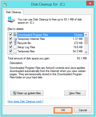 System_Thread_Exception_Not_Handled - Disk Cleanup - OK -- SolvuSoft