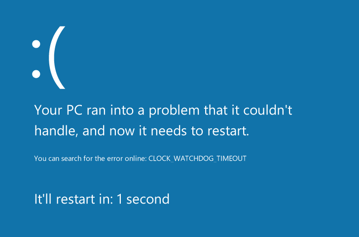 Blue Screen Of Death - Cover - BSoD - Windows 8 -- Windows Wally