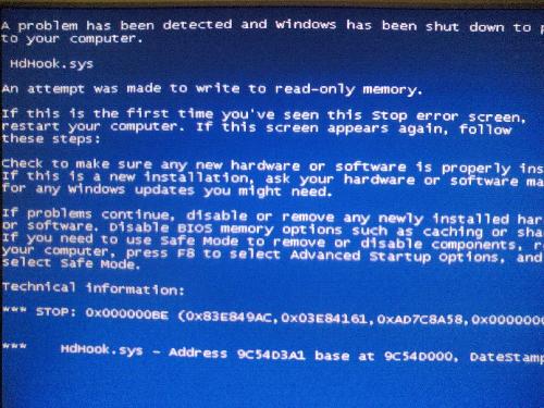 Attempted_write_to_readonly_memory - Cover - BSoD -- Windows Wally