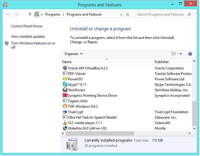 Driver_caught_modifying_freed_pool - Add or Remove Programs - Windows 8 -- Windows Wally