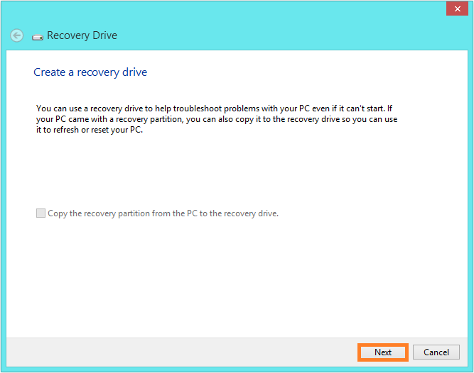 Recovery Drive - Control Panel - Recovery - 2 -- Windows Wally