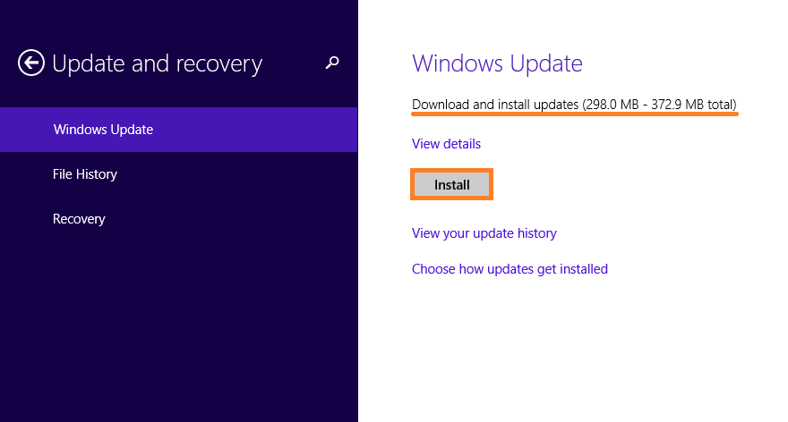 low disk space - Windows Update - Check for Updates - Install - 2 - WindowsWally