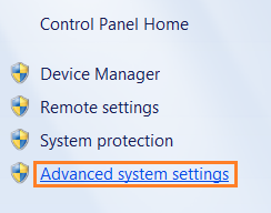 Microsoft Windows - Advanced System Settings - WindowsWally