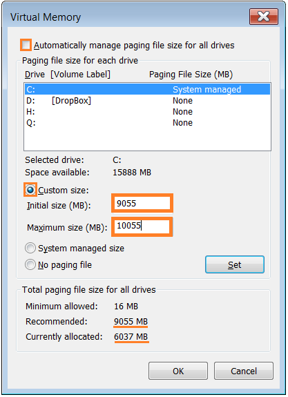 Microsoft Windows - Virtual Memory - New - WindowsWally