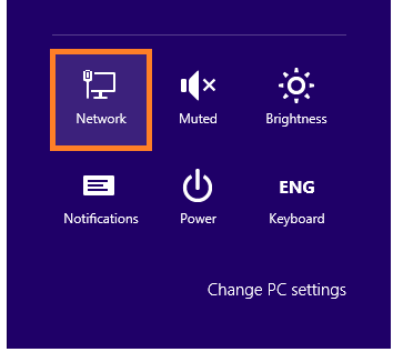 WiFi in Windows 8 - charms bar - Network - Windows Wally