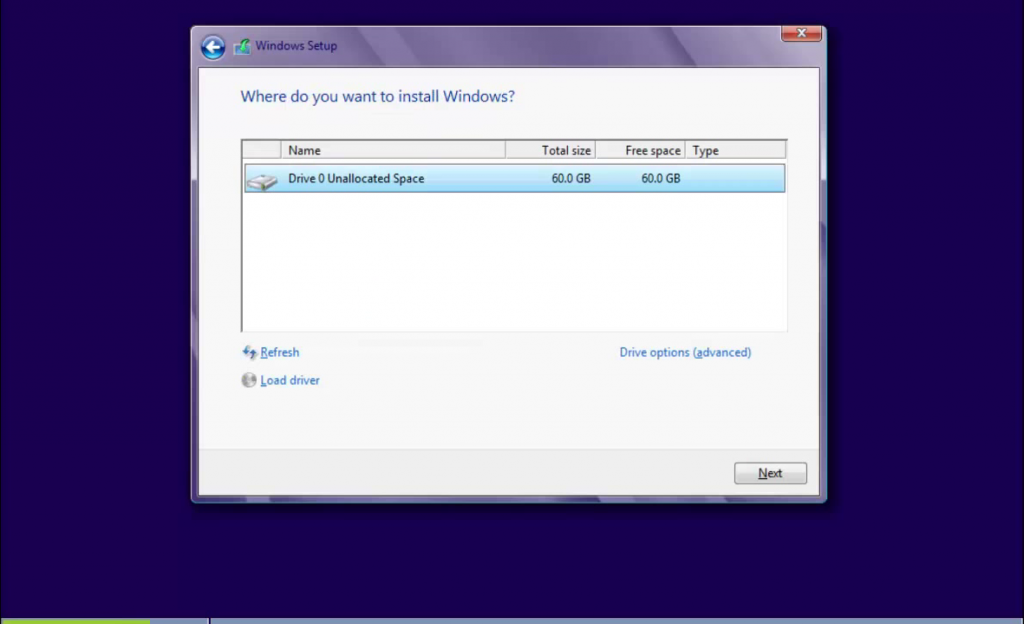 Install Windows 8 - 3 -  Where to Install - WindowsWally