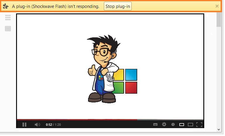 Shockwave Flash - Plugin Crash - WindowsWally