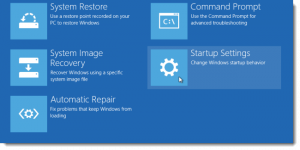 Windows 8 boot options