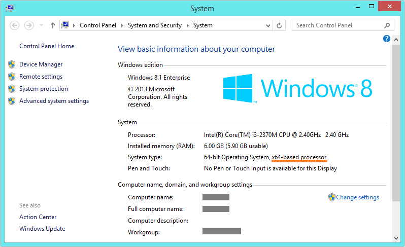 Windows 8 64-bit - System - 64-bit - WindowsWally