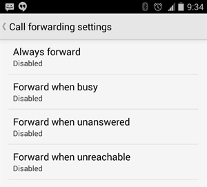 Setup call forward and redirect in Android phones