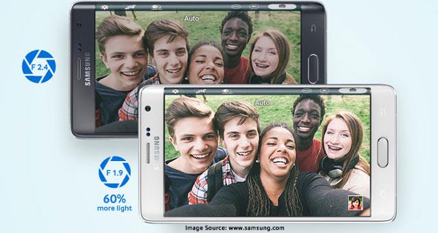 Galaxy Note Edge camera