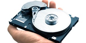 Holding a hard disk drive